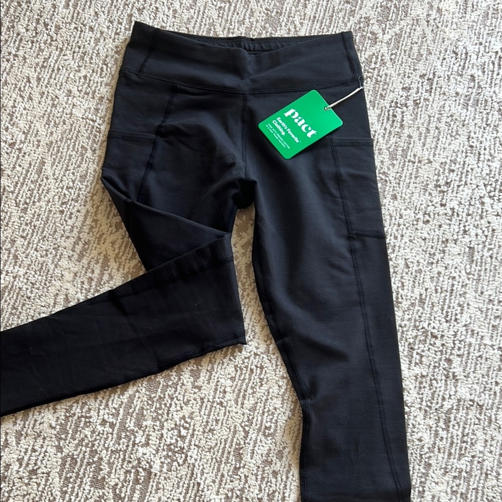 pact Black Leggings with Pockets